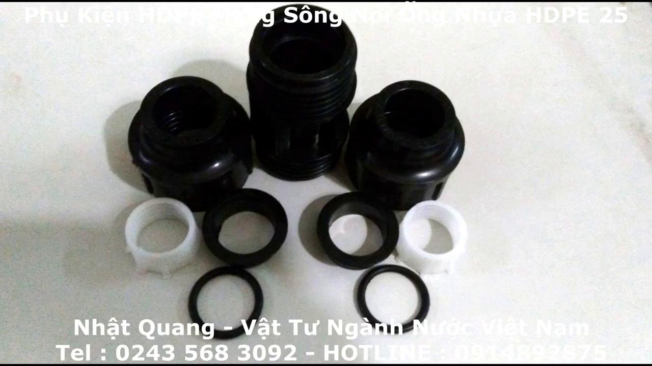 Măng Sông Nối Thẳng Cho Ống Nhựa HDPE 25mm